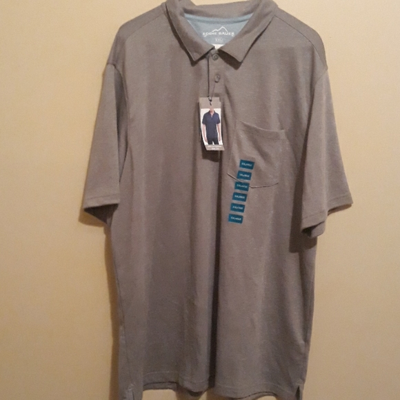 MENS EDDIE BAUER POLO STYLE SHORT SLEEVE SHIRT - Picture 1 of 3